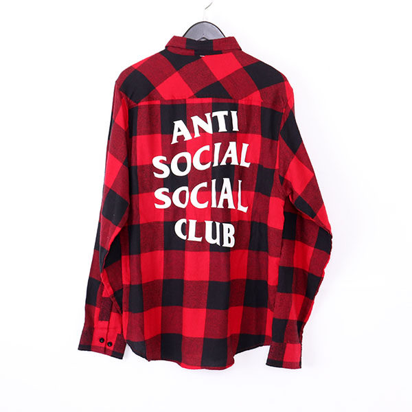 AntiSocialSocialClub☆アンチソーシャルクラブチェックシャツ