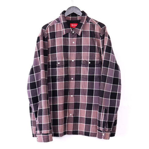 18SS M Supreme Tartan Flannel Shirt 野村周平 - シャツ